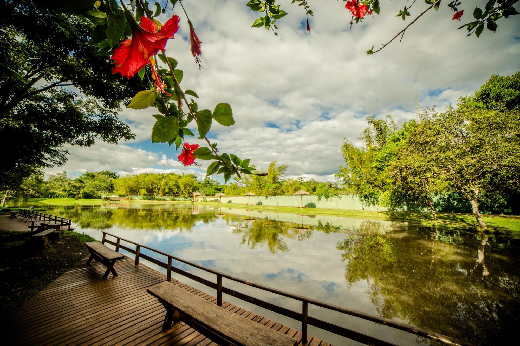 Mabu Thermas Grand Resort Foz do Iguacu Exterior photo View of the lake at the park